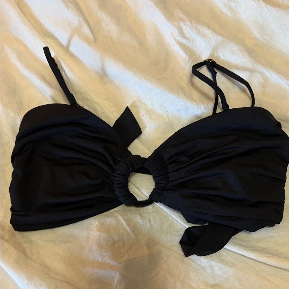 Riot Swim Black Bikini Top